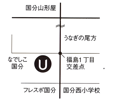 bound U周辺の案内図